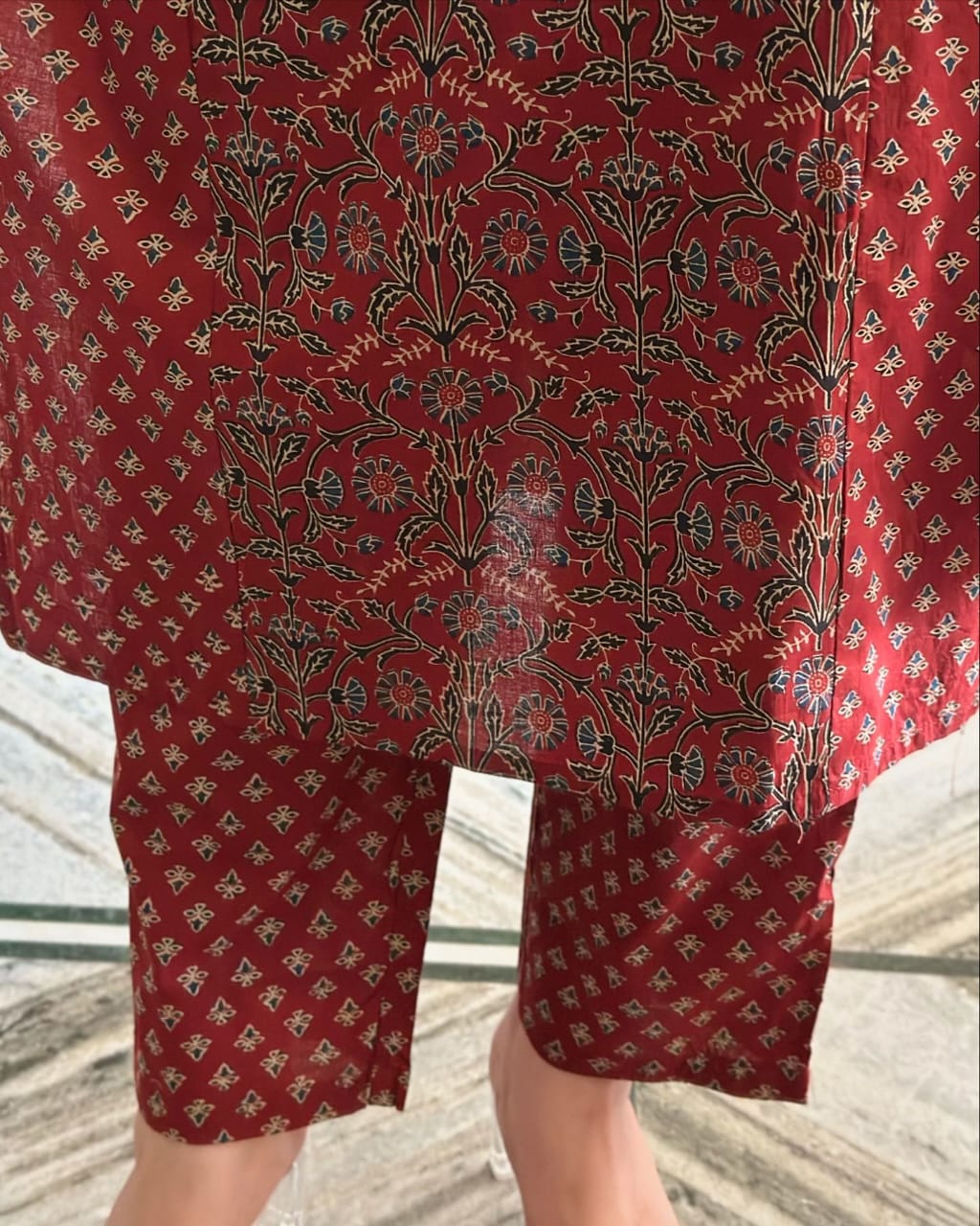 Women Ethnic Motifs Printed Regular Kurta With Trousers And With Dupatta Set