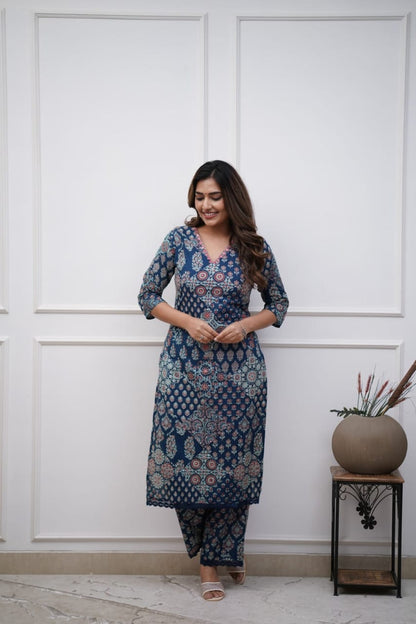 Easy Breezy Summer Cotton Maroon Cord Set